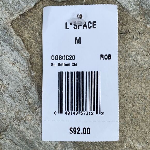 NWT New! L*Space Sol Pink Bikini Swim Bottom Medium Beach Summer Vacation Sun - Picture 8 of 13